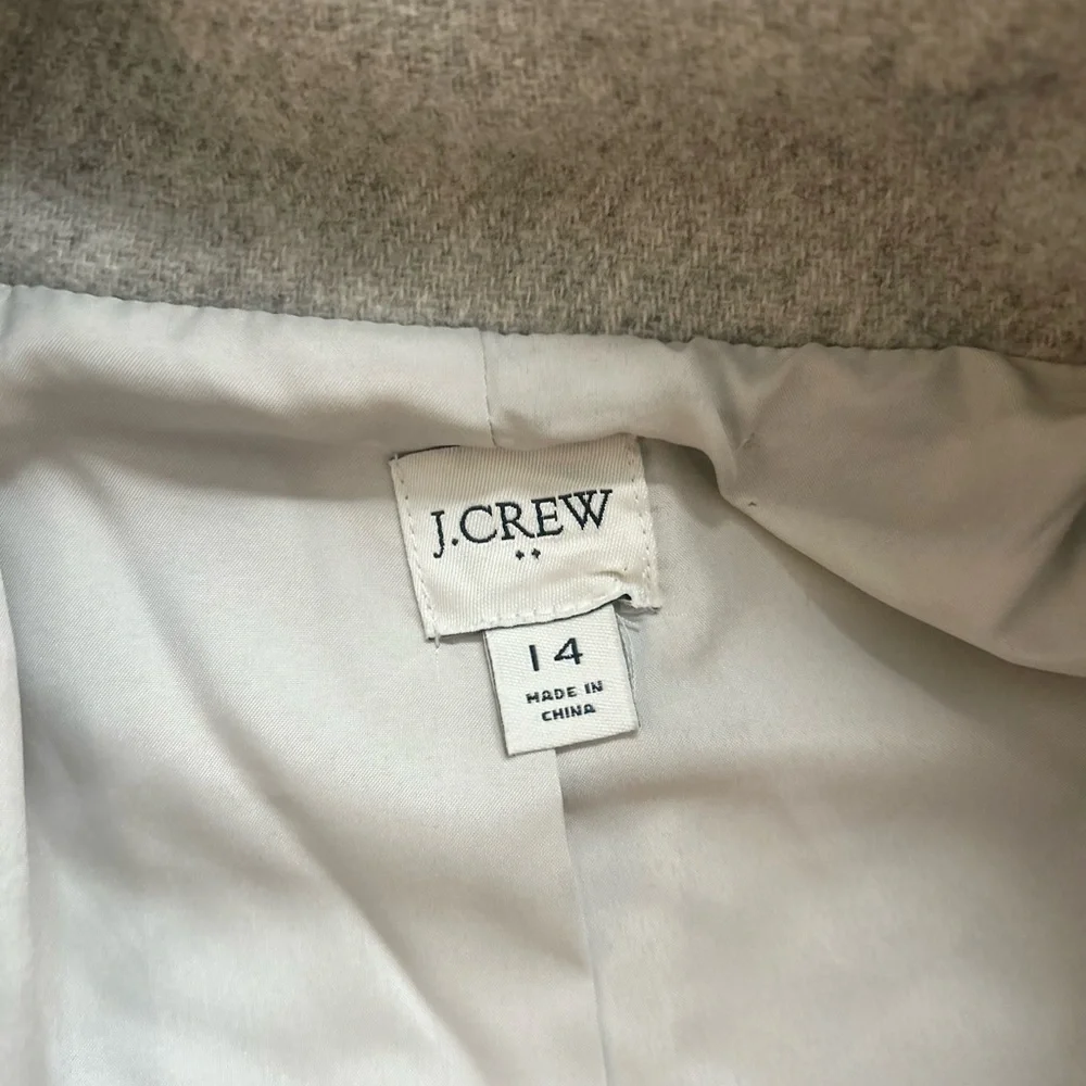 J.crew city coat wool heather grey - Picture 10 of 14